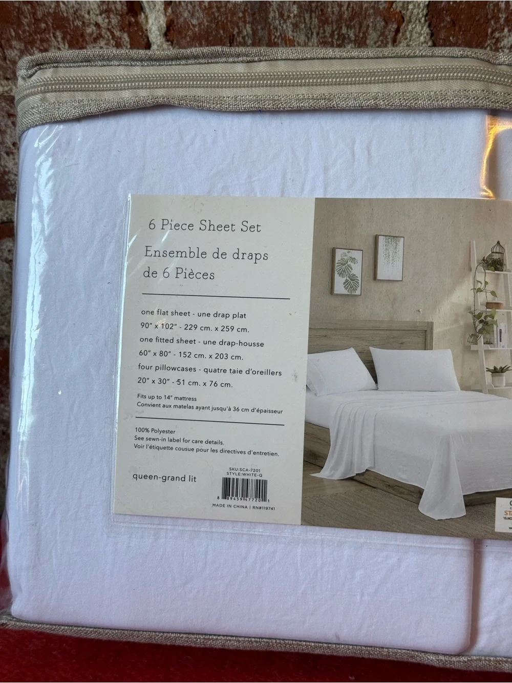 Queen sheet set - Picture 6 of 7